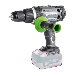 LUX Akku-Schlagbohrschrauber A-BS-20/S mit Zusatzhandgriff. Ideal zum Schrauben, Bohren und Schlagbohren.