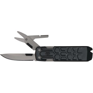 Gerber Lockdown Slim Pry Multitool mit Klinge, Schere und Flaschenöffner.