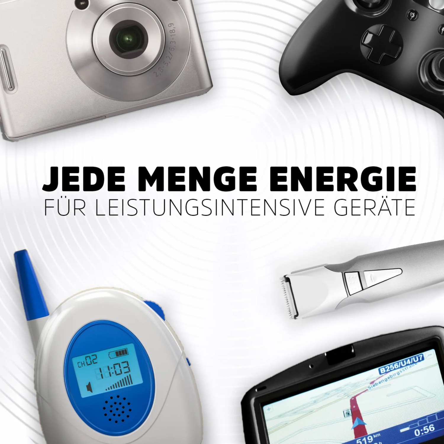Energizer Max Plus AAA Batterien für Kamera, Controller, Babyphone, Rasierer und Navi.