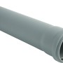 Graues Marley HT-Rohr DN 110 mit Steckmuffe, 250 mm lang, für die Gebäudeentwässerung.