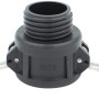 IBC Camlock Adapter 2 Zoll Typ B auf S60x6 AG für Regentonnen und Wasserzapfstellen.