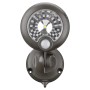 Braune Mr. Beams LED-Außenwandleuchte MB360XT mit Bewegungsmelder für den Außenbereich.