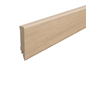 Egger Sockelleiste L711 Kubisch für Fußboden Seefeld 8 cm Eiche Creme