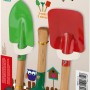 3-teiliges Kinder-Gartenwerkzeug-Set mit Schaufel, Spitzschaufel und Rechen. Ideal für kleine Gärtner.