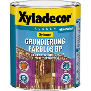 Xyladecor Xylamon Grundierung Farblos BP 1l für Holz im Außenbereich. Holzgrundierung mit Bläueschutz und Schutz vor Insekten.