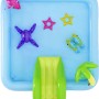 Bestway Wasserspielcenter Aquarium mit Rutsche, Delfin, Fischen und Palme. Badespaß für Kinder.