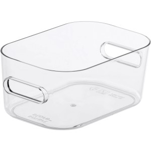 Transparente SmartStore Compact XS Aufbewahrungsbox aus Kunststoff, ideal für Bad und Büro.