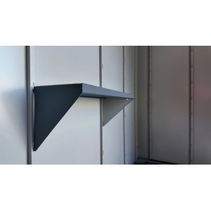 Weka Metall-Regal Gary für das Metallgerätehaus 50 cm Anthrazit