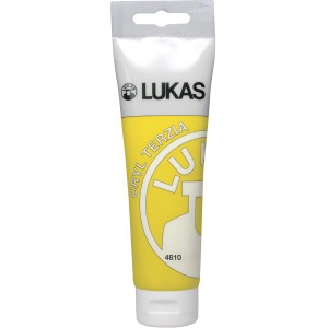 Lukas Cryl Terzia Acrylfarbe in Primär-Gelb, 125ml Tube für Bastelarbeiten.