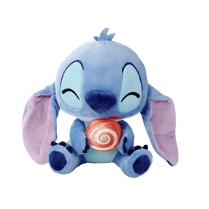 Disney Plüschfigur Stitch mit Lollipop 25 cm Blau