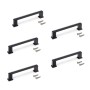 Emuca Lot von 10 Möbelknopfe Ceuta 315x315 mm Zamak Nickel Satiniert