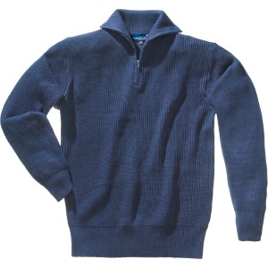 Marineblauer Scheibler Workwear Troyer-Pullover aus Polyacryl, Größe XXXL.