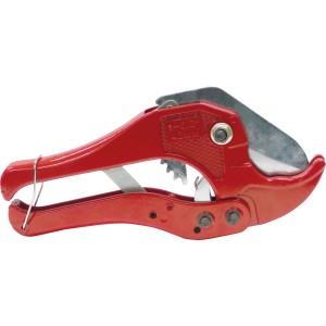 Rohrschere für Mehrschichtverbundrohre, max. Ø 40 mm, rot. Zum Schneiden von Kunststoffrohren.