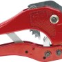Rohrschere für Mehrschichtverbundrohre, max. Ø 40 mm, rot. Zum Schneiden von Kunststoffrohren.