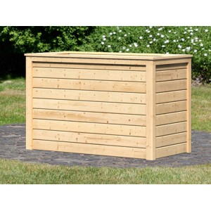 Naturbelassenes Karibu Holz-Hochbeet, 82x133x69 cm, für Garten oder Terrasse.