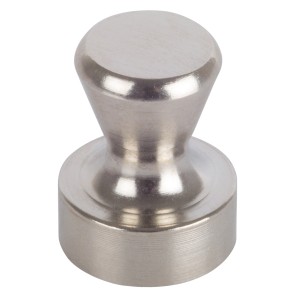 Fix-o-moll Magnetkegel, Neodym, Ø 12mm, silberfarben, für Pinnwände.