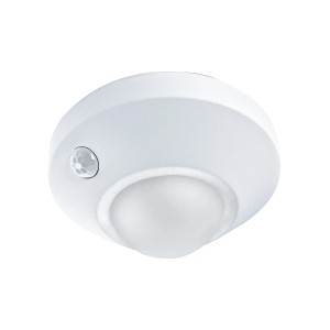 Weiße Ledvance LED Wandlampe Nightlux Ceiling mit Bewegungsmelder für Innenräume.