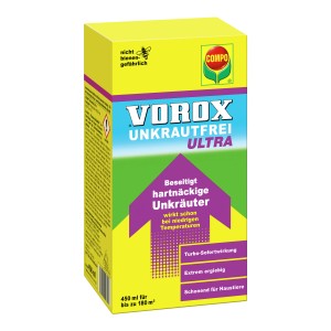 Compo Vorox Unkrautfrei Ultra, 450ml Konzentrat zur Unkrautbekämpfung im Garten.