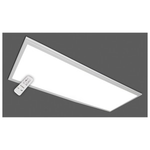 Näve LED-Panel Salta für Wand und Decke, dimmbar mit Fernbedienung.