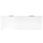 okwish Sideboard mit Schubladen Stauraum Wohnzimmer Elegant Modern 120x77x40cm Weiß_6