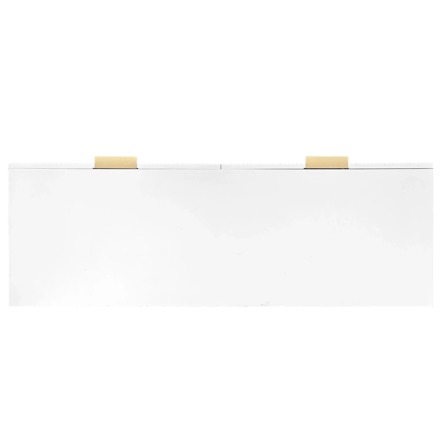 okwish Sideboard mit Schubladen Stauraum Wohnzimmer Elegant Modern 120x77x40cm Weiß_6