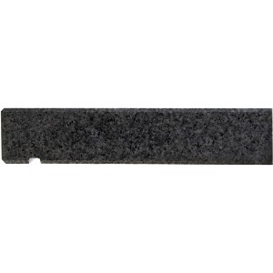 Anthrazitgraue Wigasil Naturstein Fensterbank ohne Wasserrille, 30x3 cm.