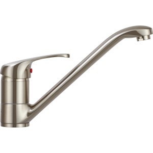 baliv Küchenarmatur KI-5093 in Edelstahl-Optik, Einhebelmischer für Spültisch.