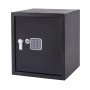 Schwarzer Yale Tresor Value Safe L Code mit digitalem Tastenfeld und Schlüssel.