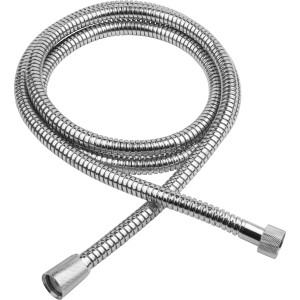 Verchromter baliv Metall Sicherheits-Brauseschlauch, 200 cm lang, für Handbrausen.