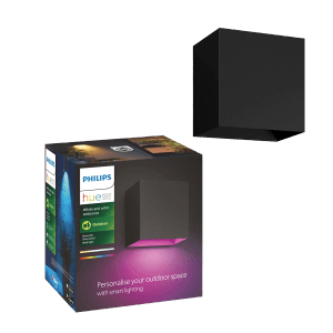 Philips Hue LED-Außen-Wandleuchte Resonate Down Einstrahlig White&Color Ambiance