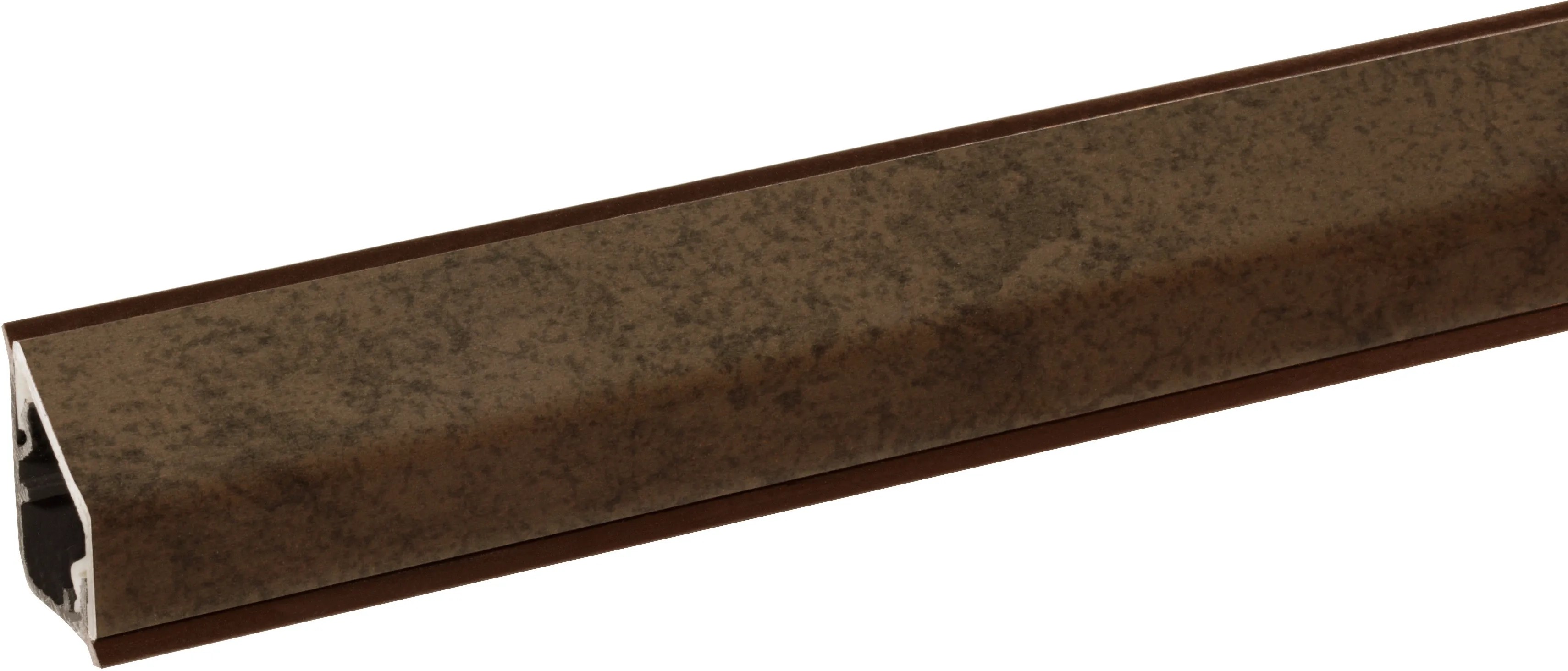 QUARKZMAN Wandabschlussleiste 5m - Selbstklebende Edelstahl-Leiste Schwarz