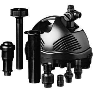 Ubbink Elimax 1500 Springbrunnenpumpe mit Zubehör für Wasserspiele und Fontänen im Gartenteich.