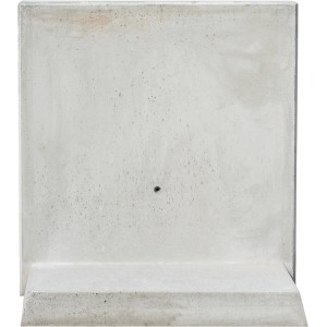 Diephaus L-Stein bewehrt, grau, 105x100x60x12 cm, für Mauersysteme und Einfassungen.