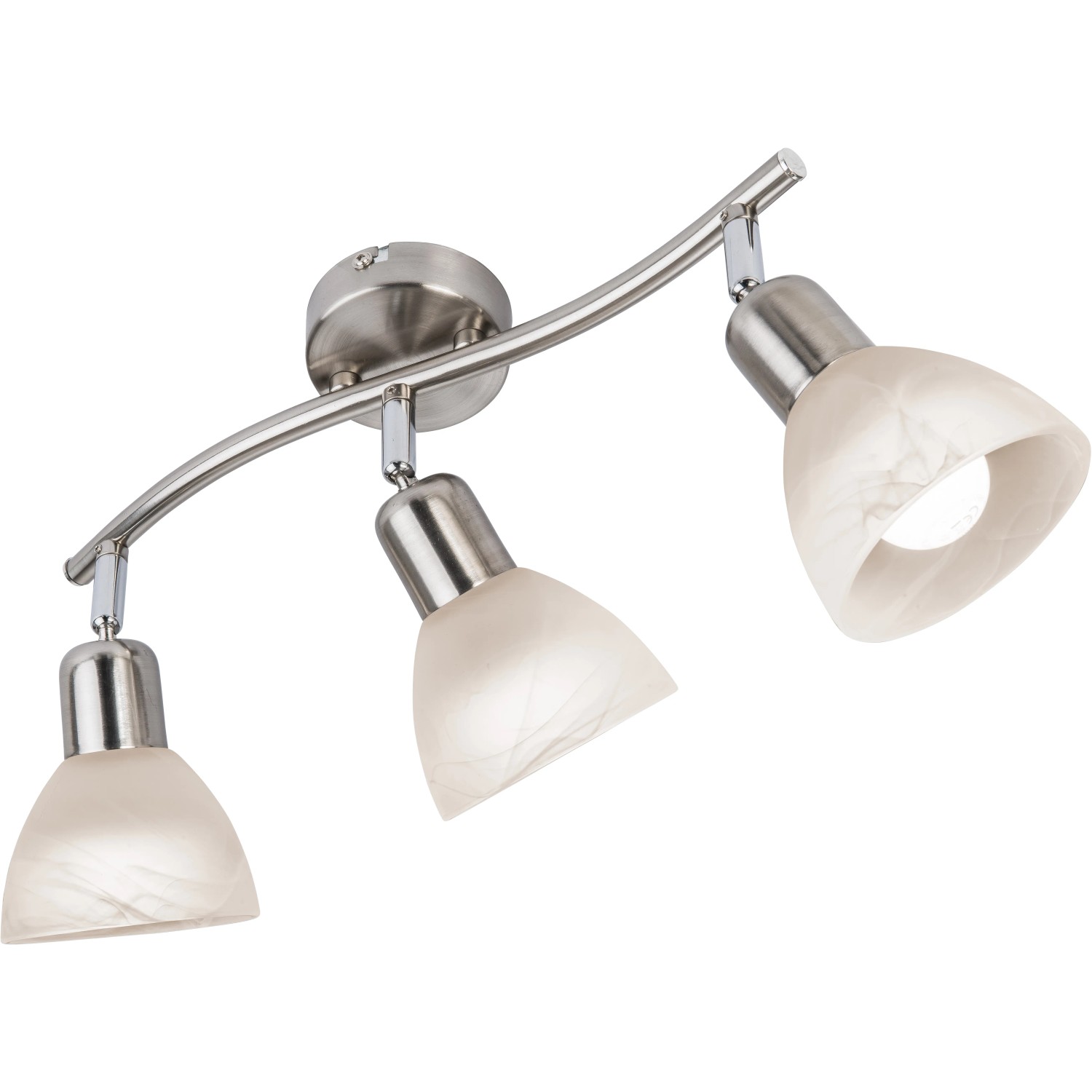 Philips Chestnut Deckenleuchte Mit 3 Schwenkbaren Strahlern – Nickel, 3x 50 W, Modernes Design