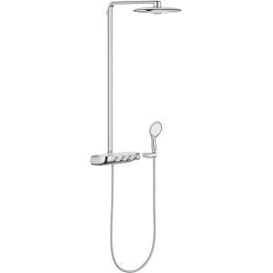 Grohe Rainshower SmartControl 360 Duo Duschsystem mit Kopf- und Handbrause in Chrom.