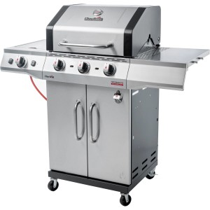 Char-Broil Gasgrill Performance PRO S 3 mit 3 Brennern, Seitenbrenner und Edelstahl-Design.