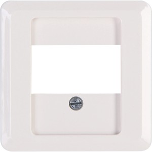 Weiße Kopp TDO Abdeckung Milano für Telefon-Anschlussdose.