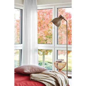 d-c-fix Static Windows Stripes Globe auf Fenster, für Sichtschutz und Dekoration.