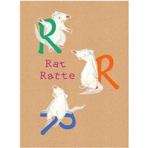 Komar Wandbild ABC Animal R 40 x 50 cm