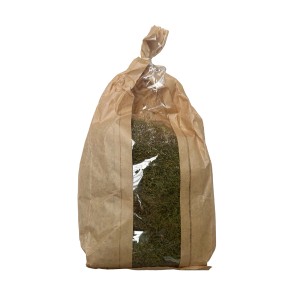 Mica Decorations Moos, dunkelgrün, 50g, im Papierbeutel. Basteldekoration für Kränze und Gestecke.