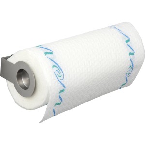 Wenko Küchenrollenhalter Cerri aus Edelstahl rostfrei mit Küchenrolle.