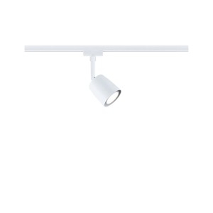 Paulmann URail Schienenspot Cover in Signalweiß, Ø 6,5 cm. Spot für LED-Schienensysteme.