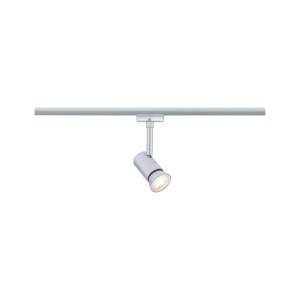 Paulmann URail Schienenspot Runa, Chrom matt, zylindrisch, leuchtend. Modernes LED-Schienensystem.