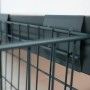 Ar Shelving Stahlgitterkorb Rivet, anthrazitgrau, zur Montage an einem Rivet Regal.