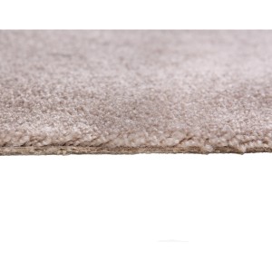 Detailaufnahme Teppichboden Frisee Glasgow in Schlamm, Meterware mit 400 cm Breite.