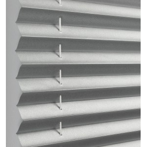 Gardinia EasyFix Thermo-Plissee, elfenbeinfarben, 40x130cm, mit Bedienschienen für Fenster.