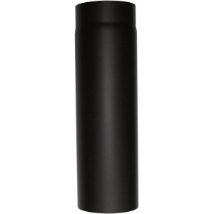 Schwarzes Justus Rauchrohr, Ø 150 mm, 25 cm – Zubehör für Kamine und Öfen.