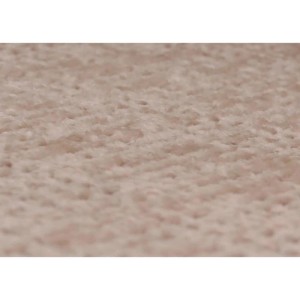 Detailaufnahme des Chenille-Stoffbezugs vom Relaxsessel C76 in Creme.