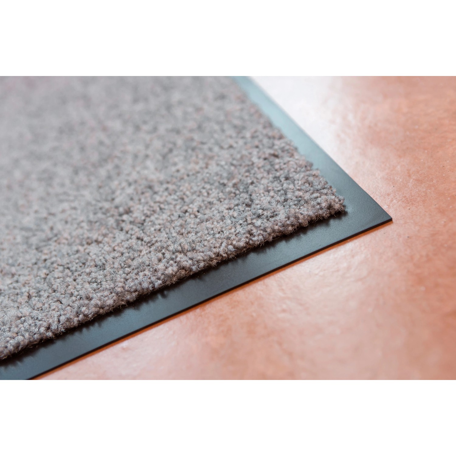 Graue Astra Sauberlaufmatte Proper Tex Uni, 90x150 cm, für den Innenbereich.