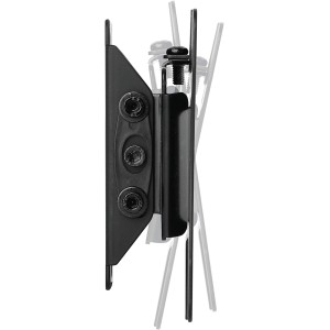 Schwaiger TV Wandhalterung Tilt 1, neigbar bis 25 kg, seitliche Ansicht.